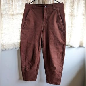 Utility Barrel Pants - Rosewood